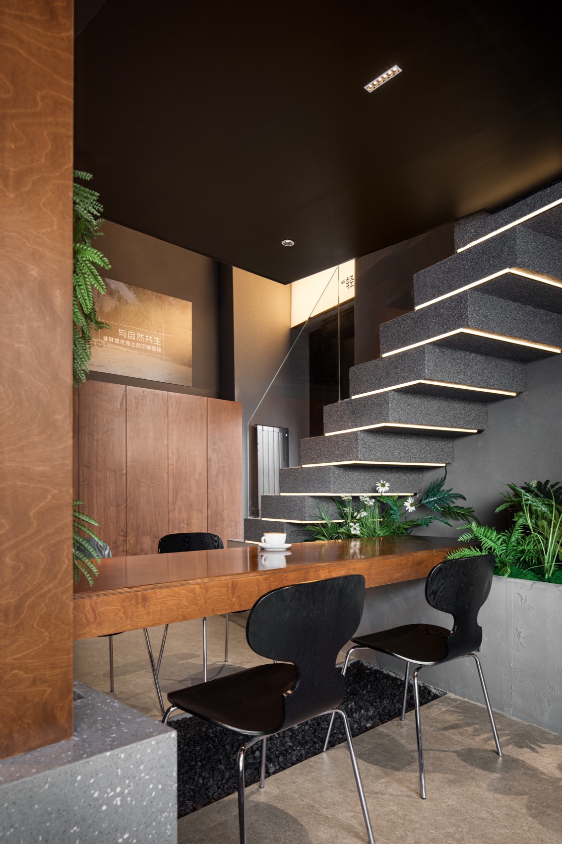 YIHE一合轻食餐厅丨中国太原丨斑斓空间设计-22