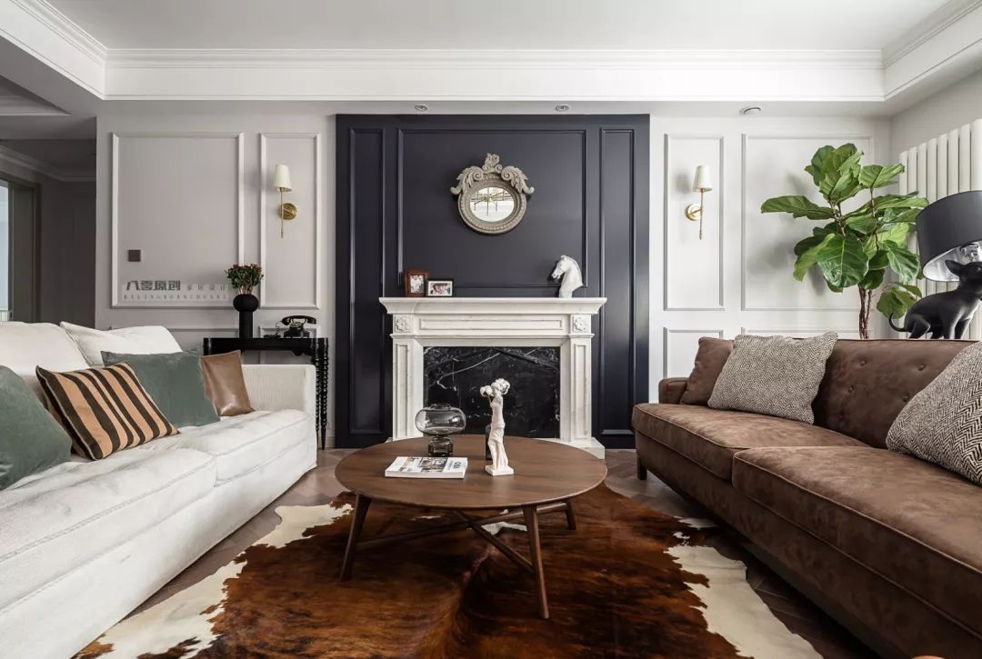 淄博颐丰花园 175㎡美式轻奢风住宅设计-16