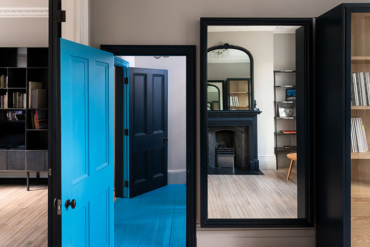 伦敦 19 世纪历史建筑中的前卫现代室内设计-13