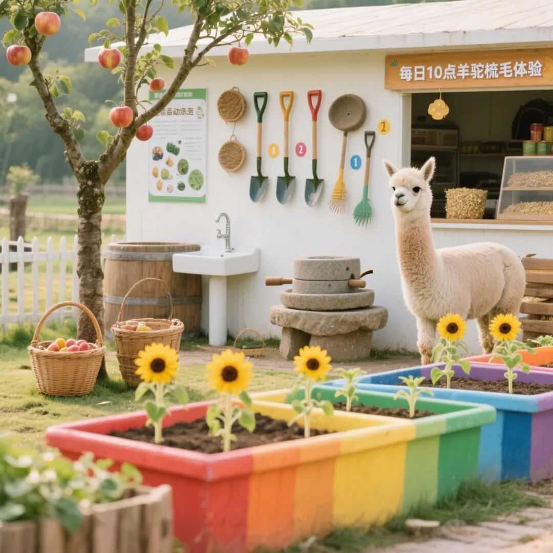 60亩地亲子教育研学基地规划方案：六大核心区打造沉浸式自然课堂-58