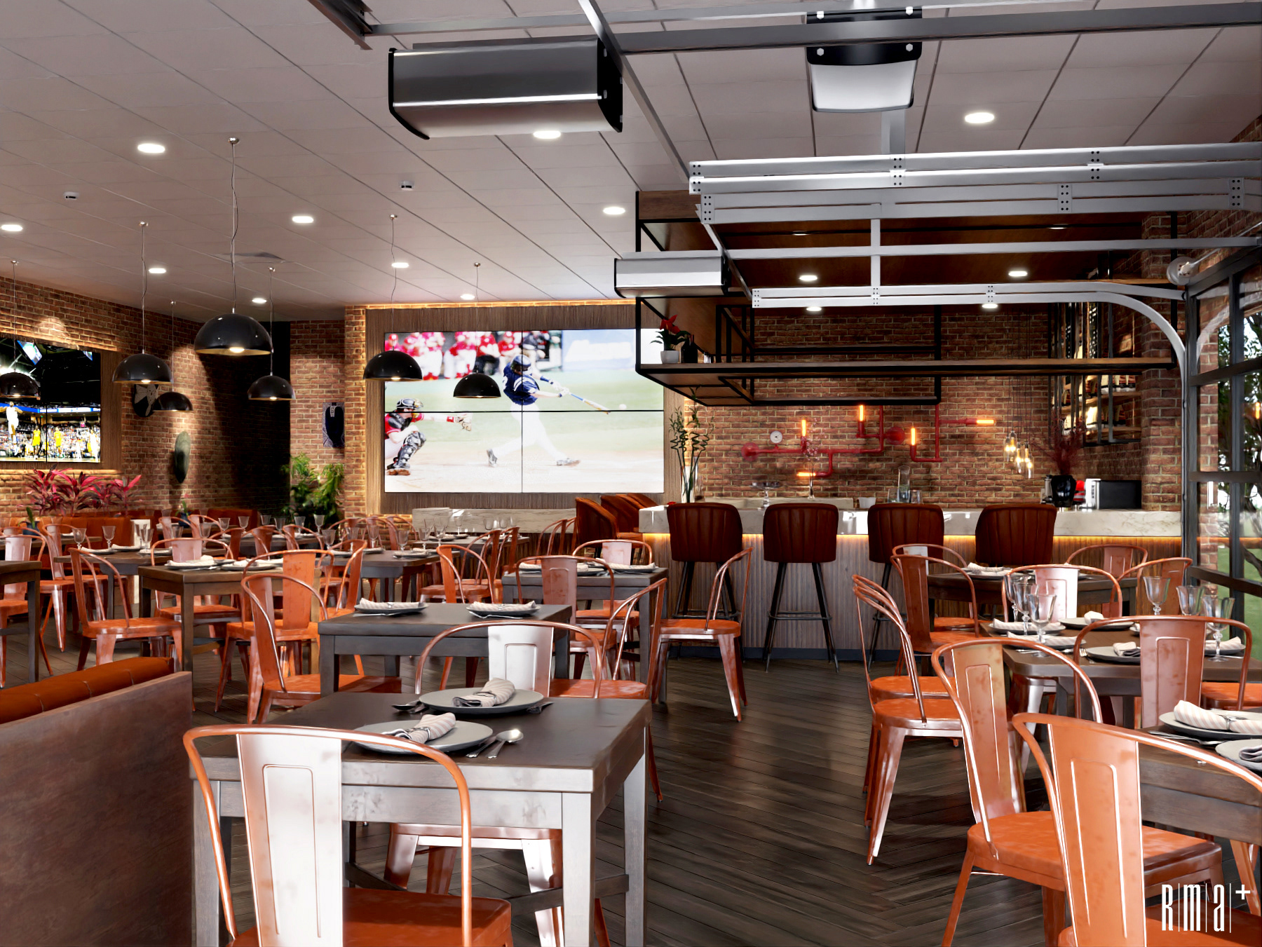 ElChato Tacos and Tequila 室内设计-9