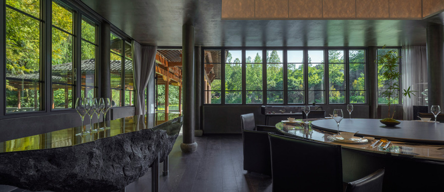 杭州秘·静–遇湖湾餐厅丨中国杭州丨慢珊瑚设计-29