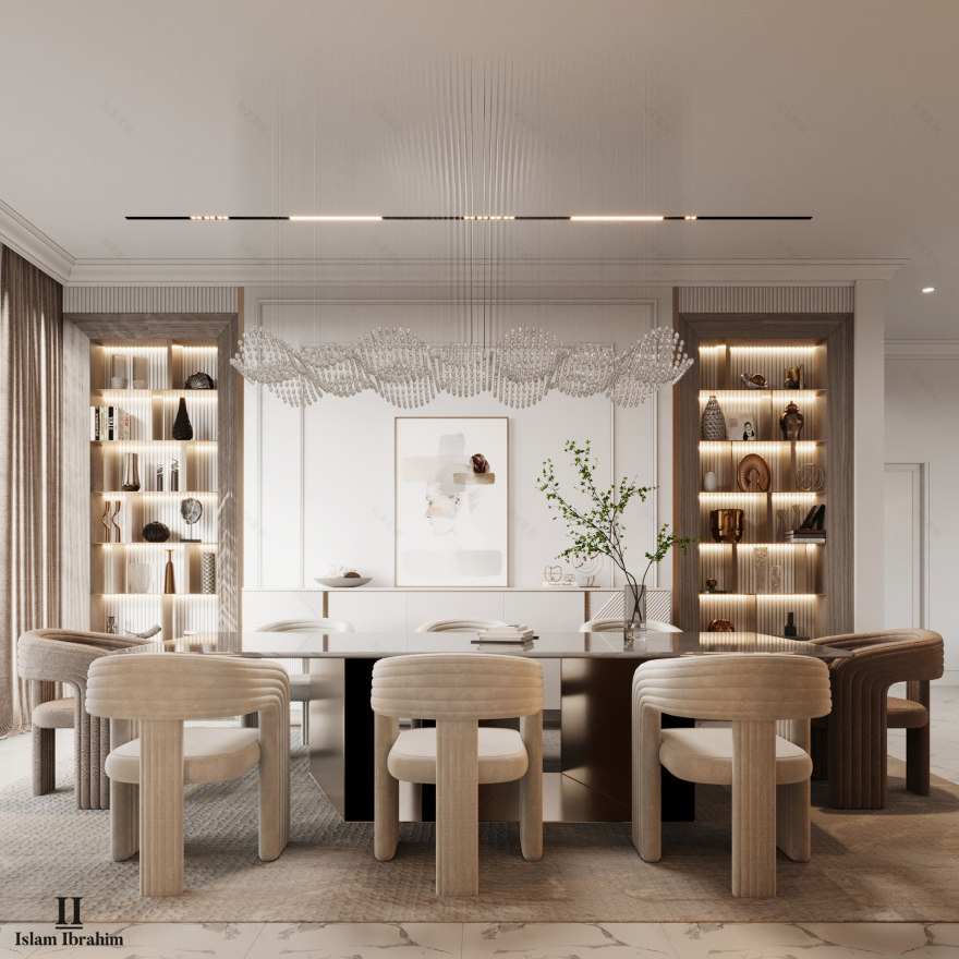 餐饮与起居区丨阿联酋丨ISLAM IBRAHIM & MUHAMMED SALAH-1