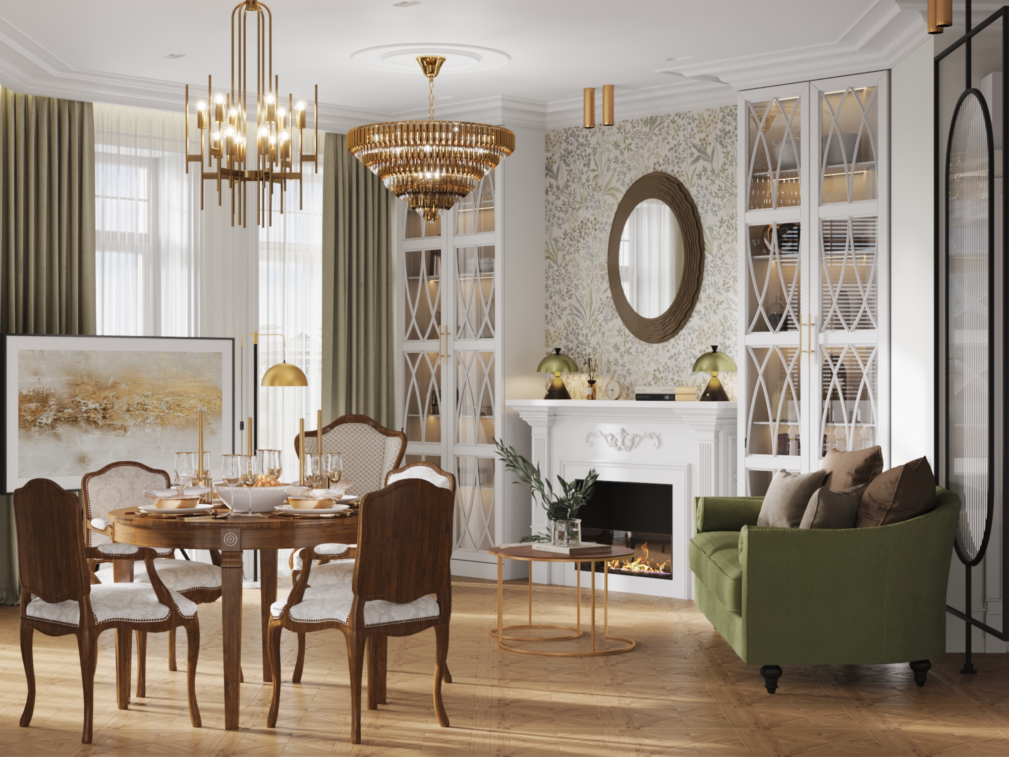 90平米海滨三居室公寓设计项目丨俄罗斯加里宁格勒丨娜塔莉亚·兹马钦斯卡娅工作室-3