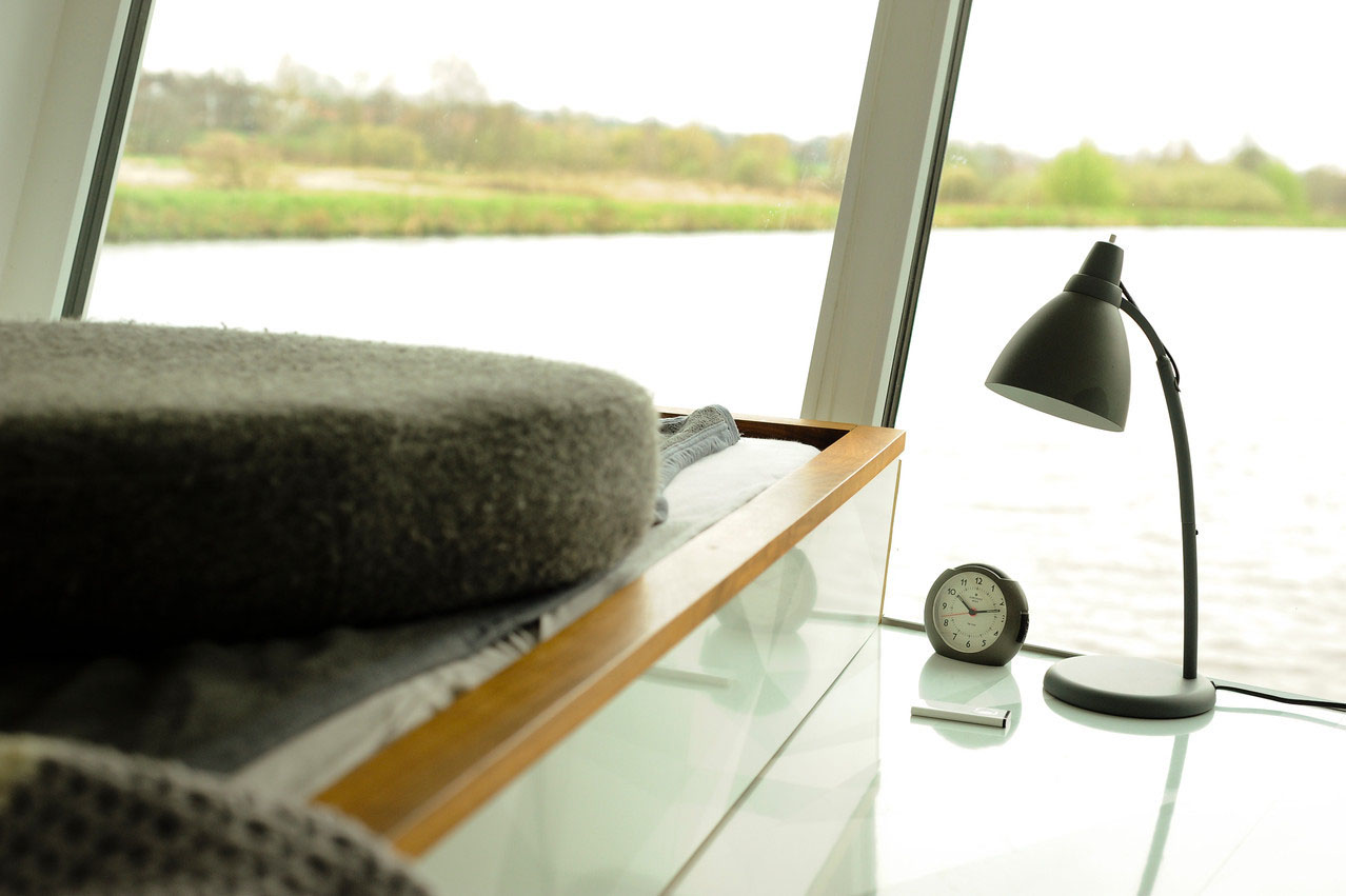 漂浮平台上的独特房屋丨德国-28