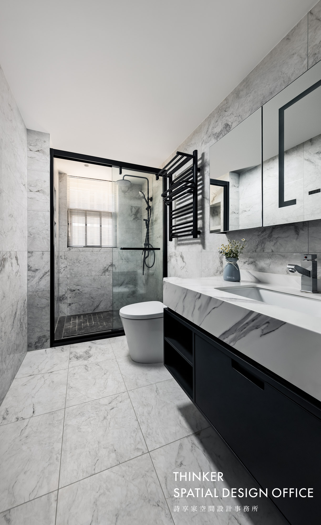 亲密关系丨旋转电视+开放式中西厨，让空间来适应家人之间的互动-66