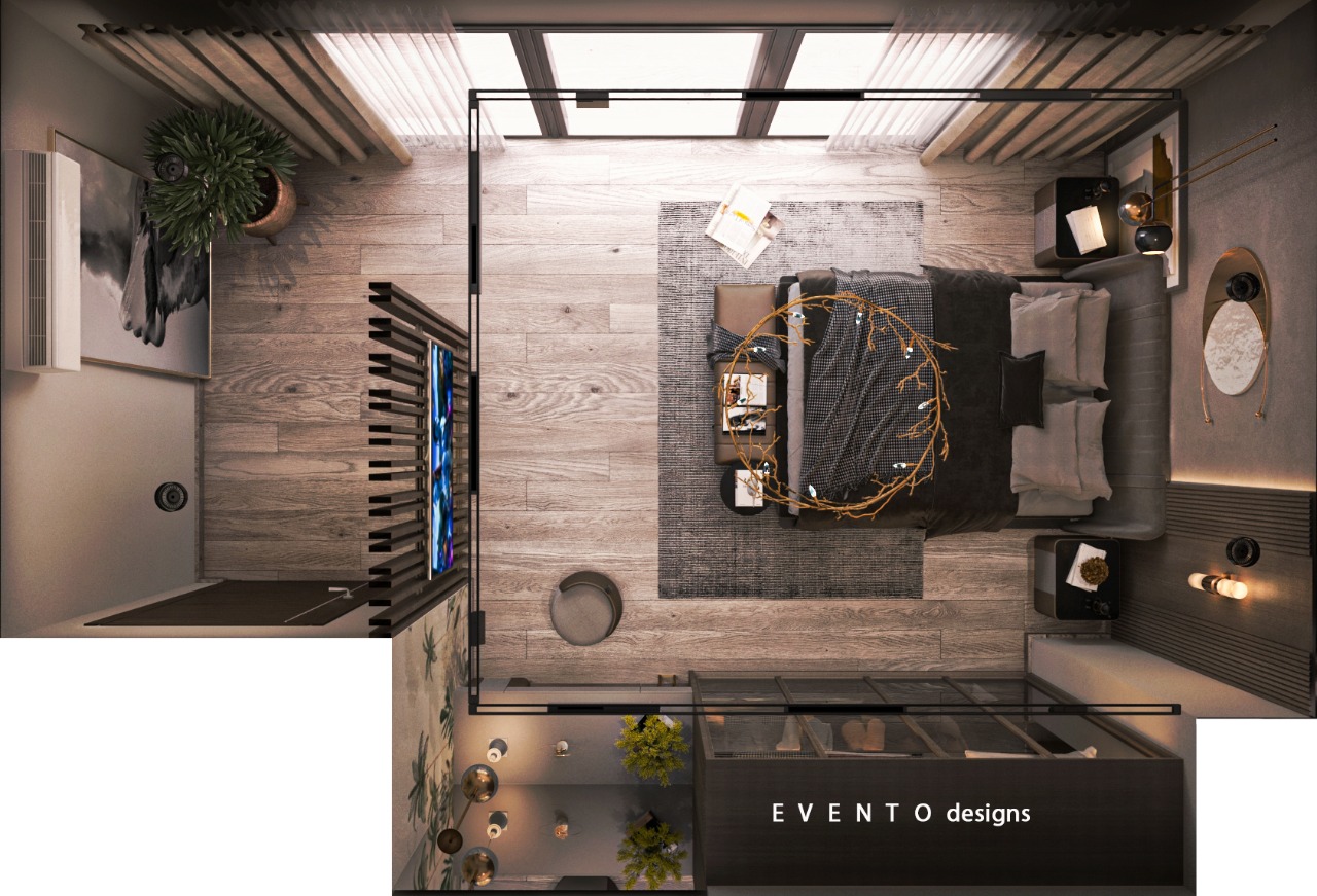 Contemporary Single Bedroom-6