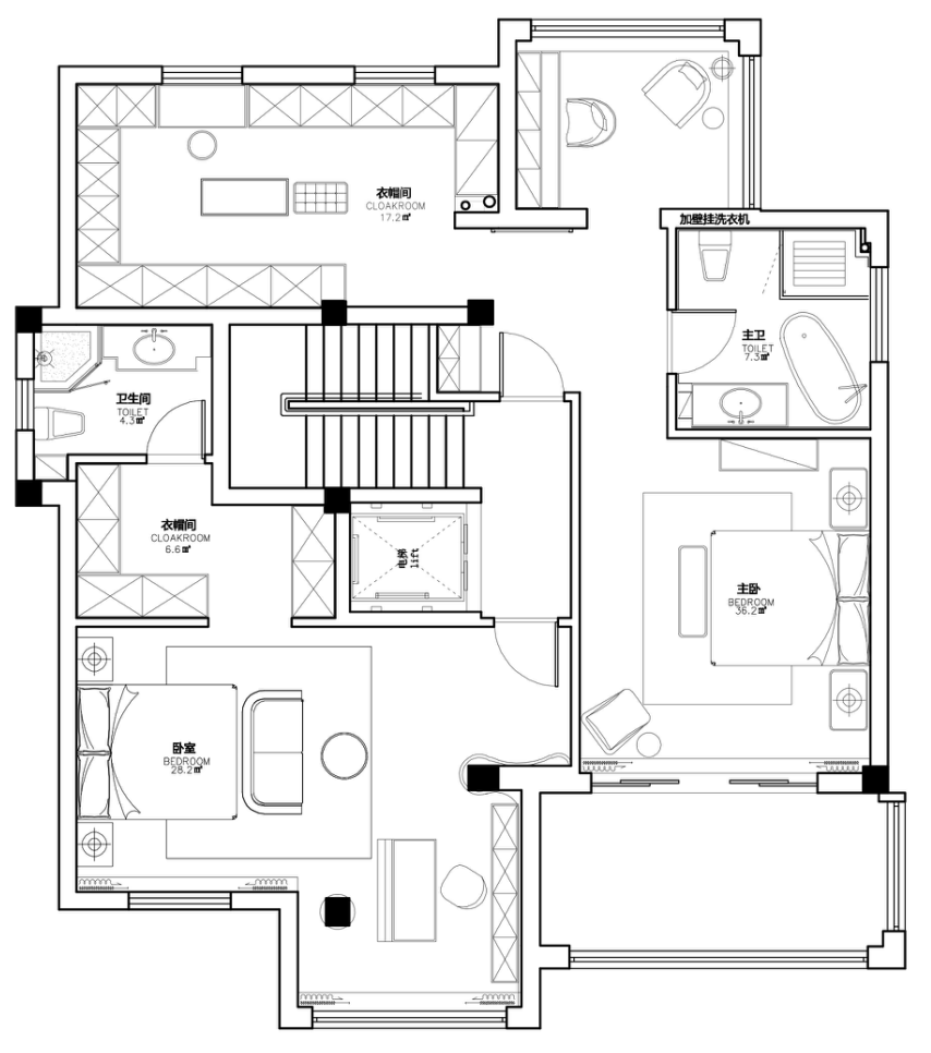 现代轻奢绿城玉兰花园丨中国武汉丨熊胜-12