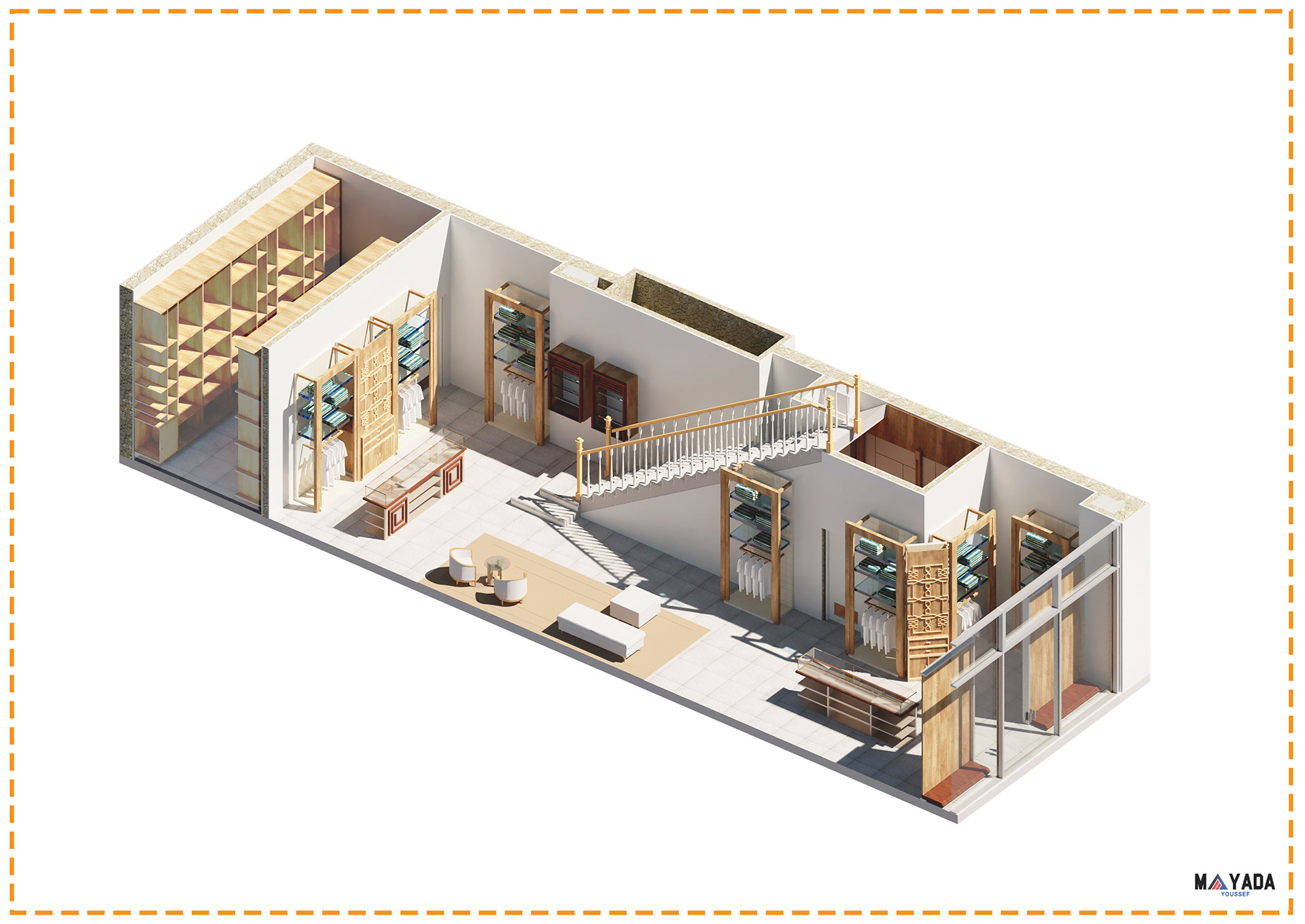 画廊室内设计丨Revit Skills and Technicality-8