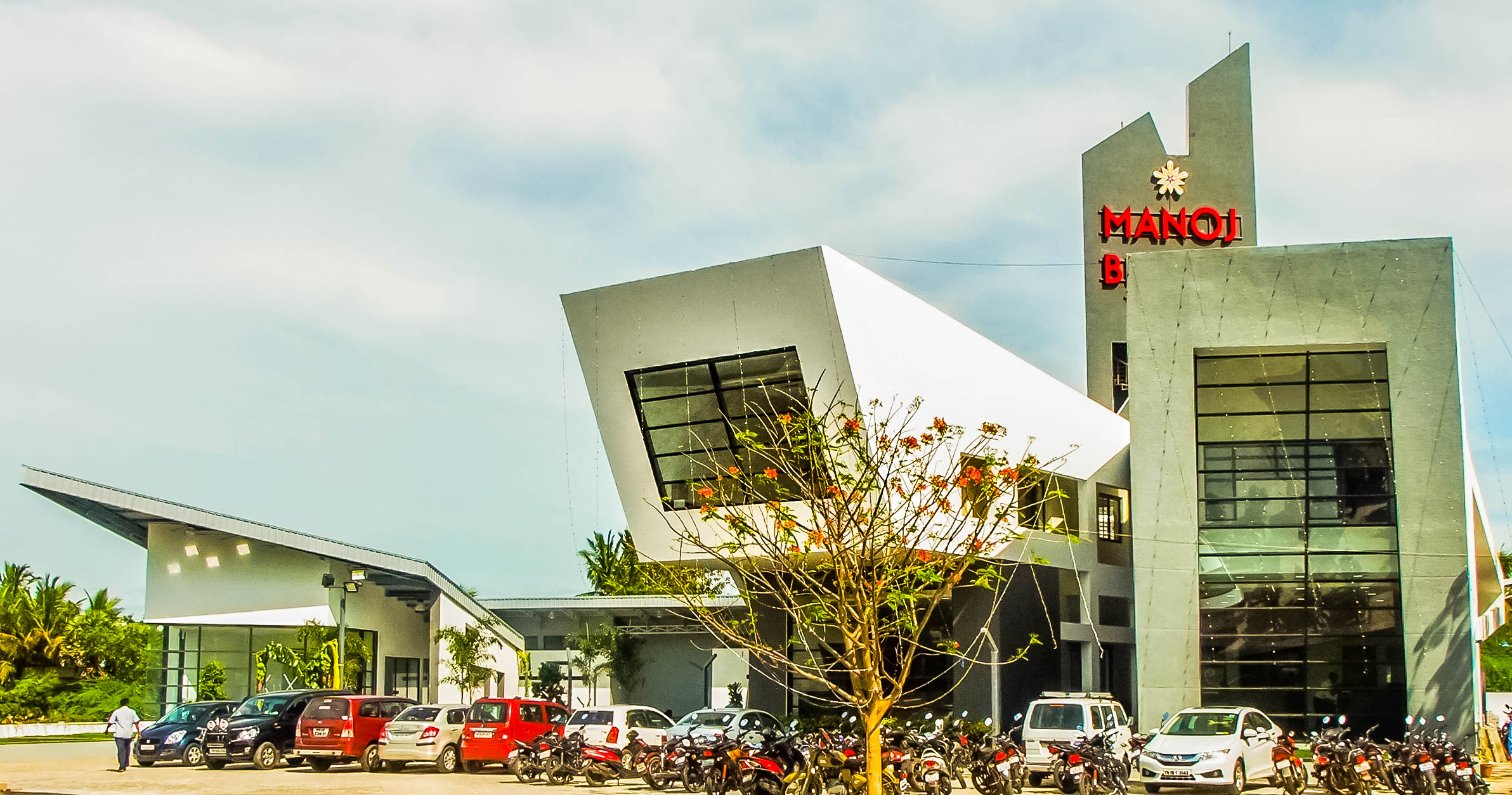 几何魅力,Maduranthagam 高速公路餐厅-24