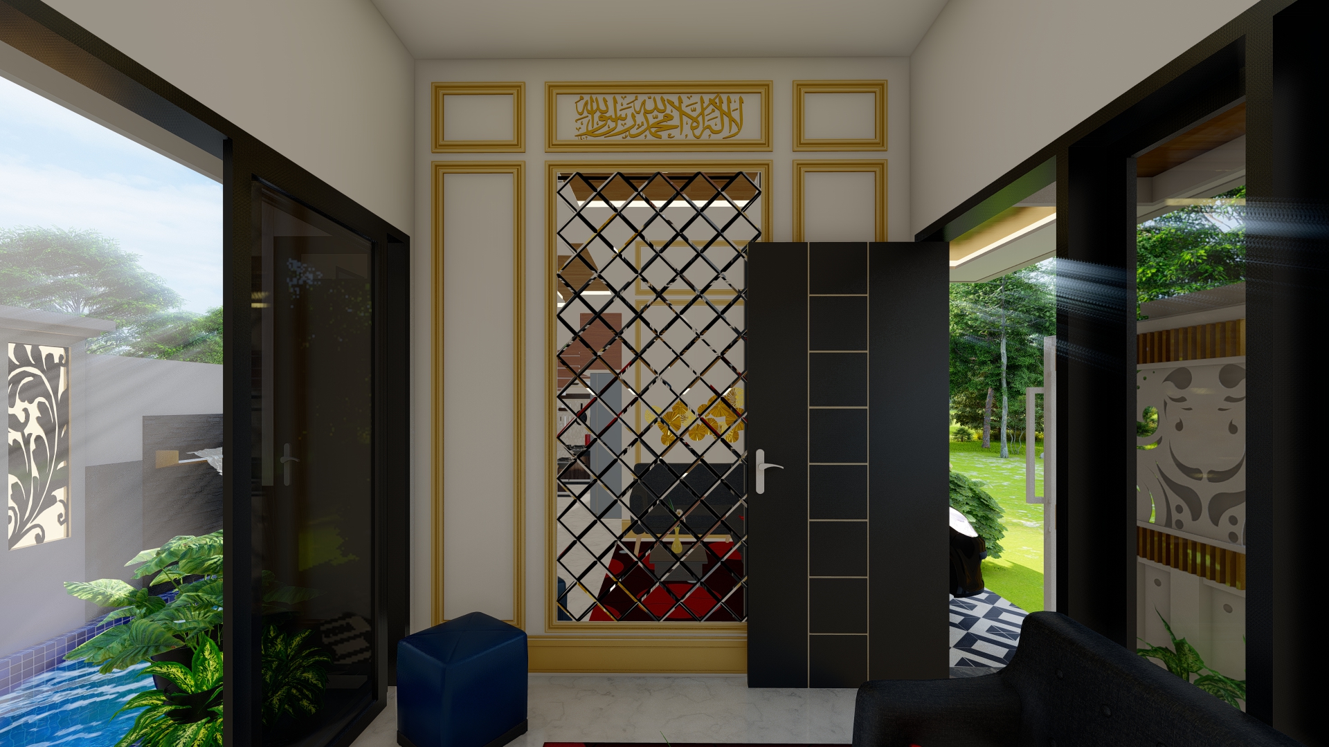 Modern Tropical house in Tasikmadu Malang, Indonesia-5