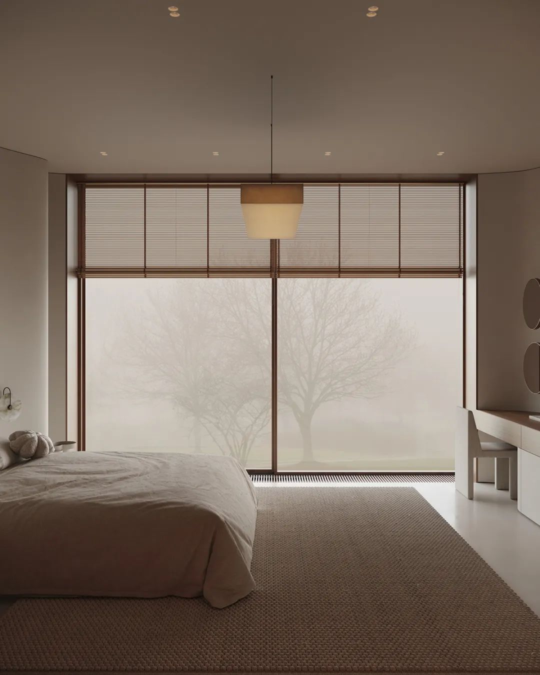 暖色调原木系奶油风极简设计丨HPISD-54