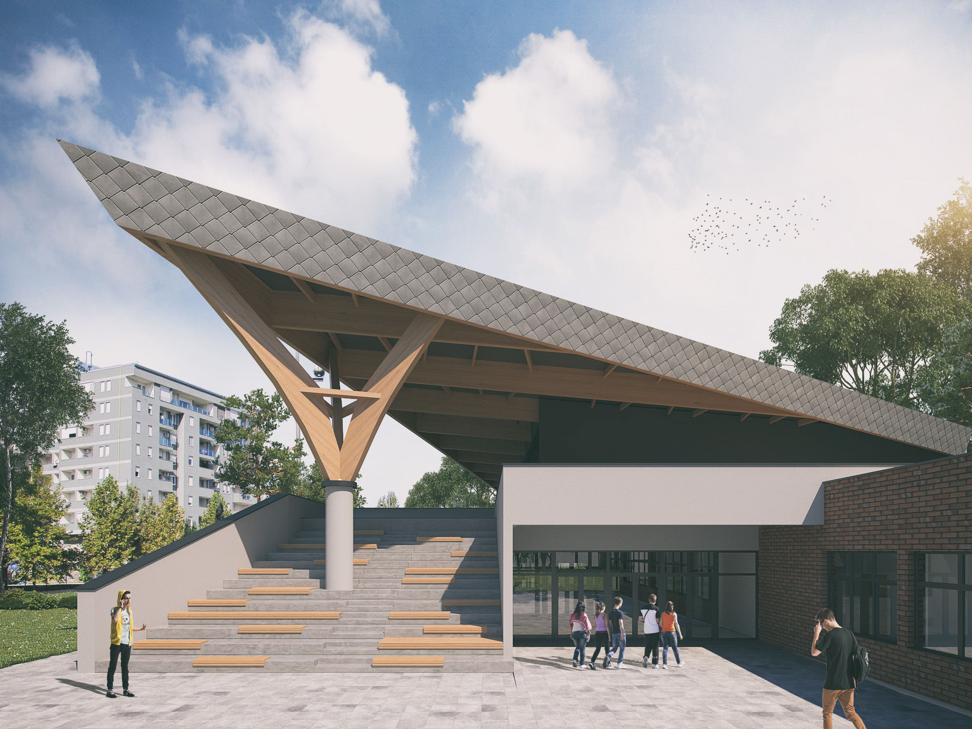 诺维萨德“拉扎·科斯蒂奇”体育馆及附属设施建设丨DBA d.o.o.,Novi Sad-19