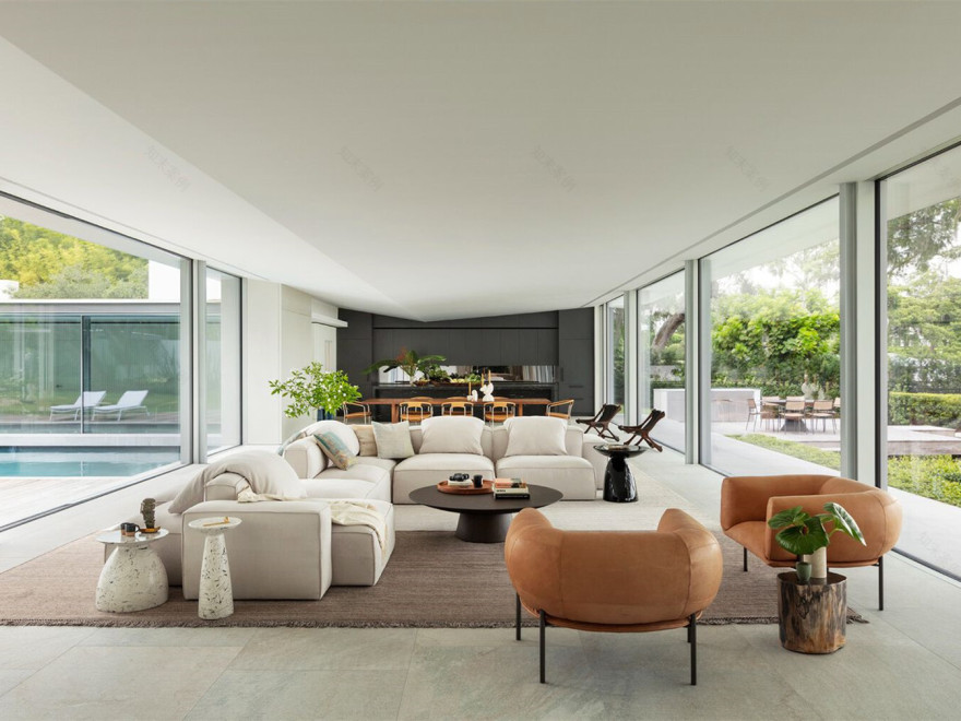 冬季公园湖屋丨Steven Harris Architects 和 JHID-2