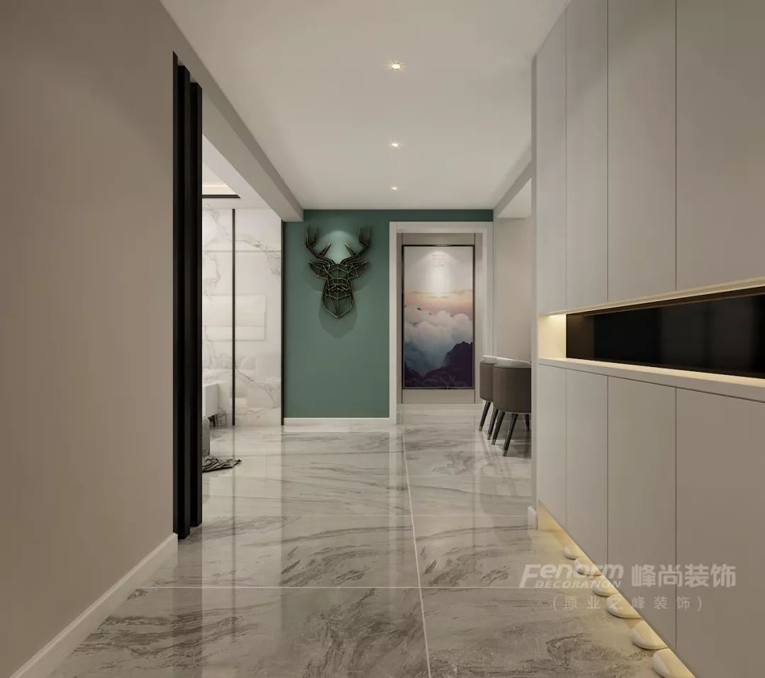 84㎡旧房翻新变 120㎡现代风,峰尚装饰王中英案例赏析-26