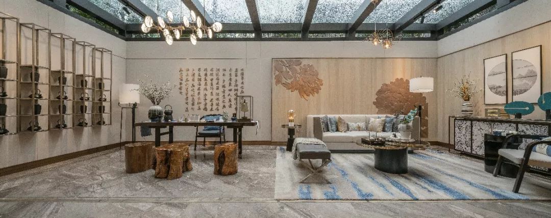 常德和瑞别墅下叠户型软装设计 | 现代风尚与东方禅意的融合-19