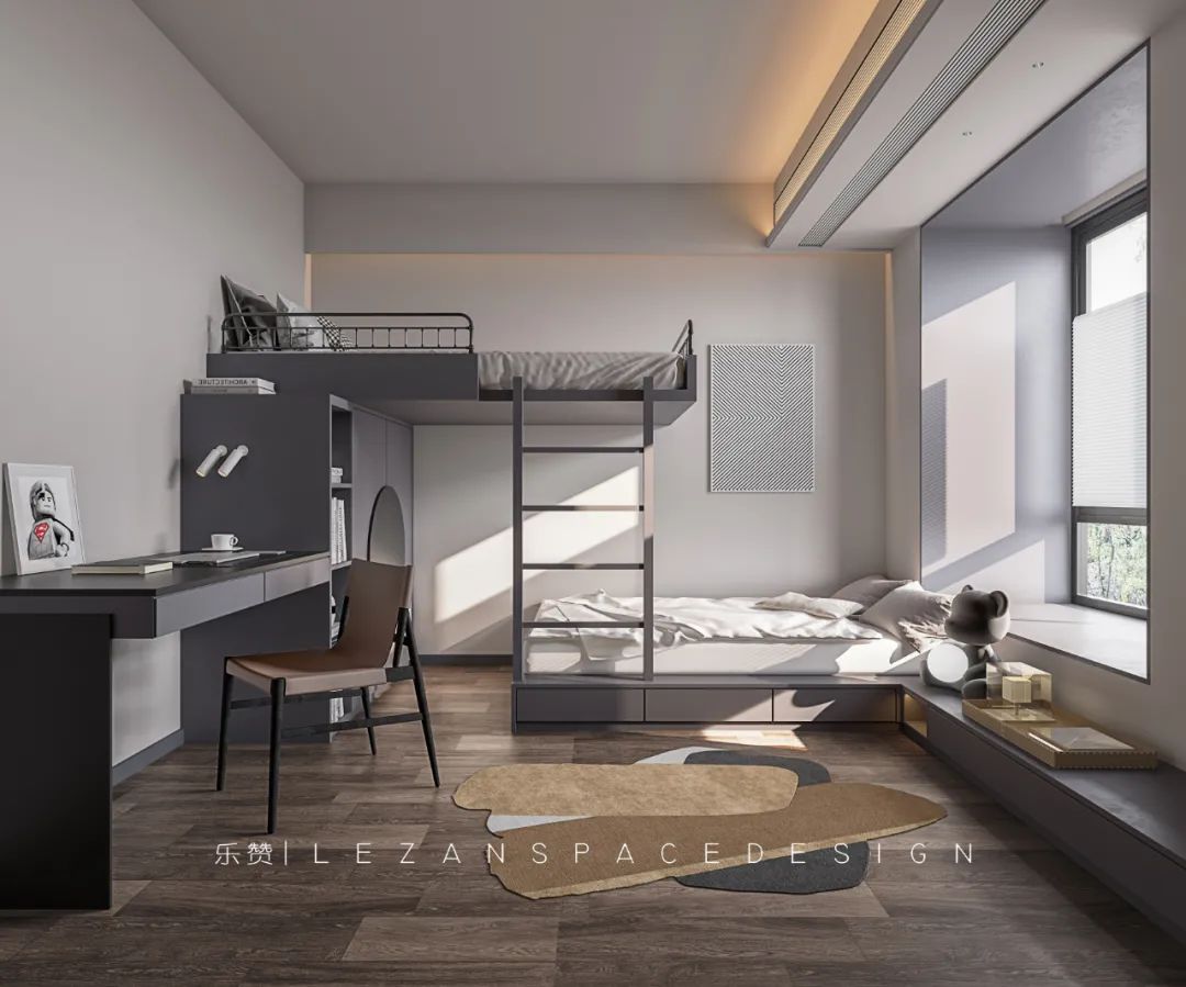 高质人居 唯美灰调丨中国上海丨宁波市乐赞室内装饰设计有限公司-43