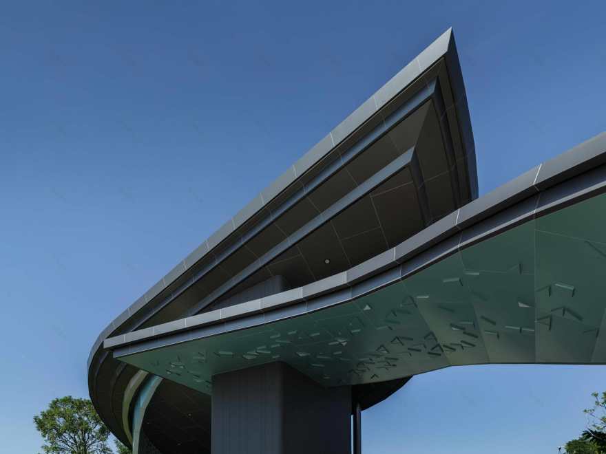 泰国荷花农场入口设计 | 城市与自然的交融-12