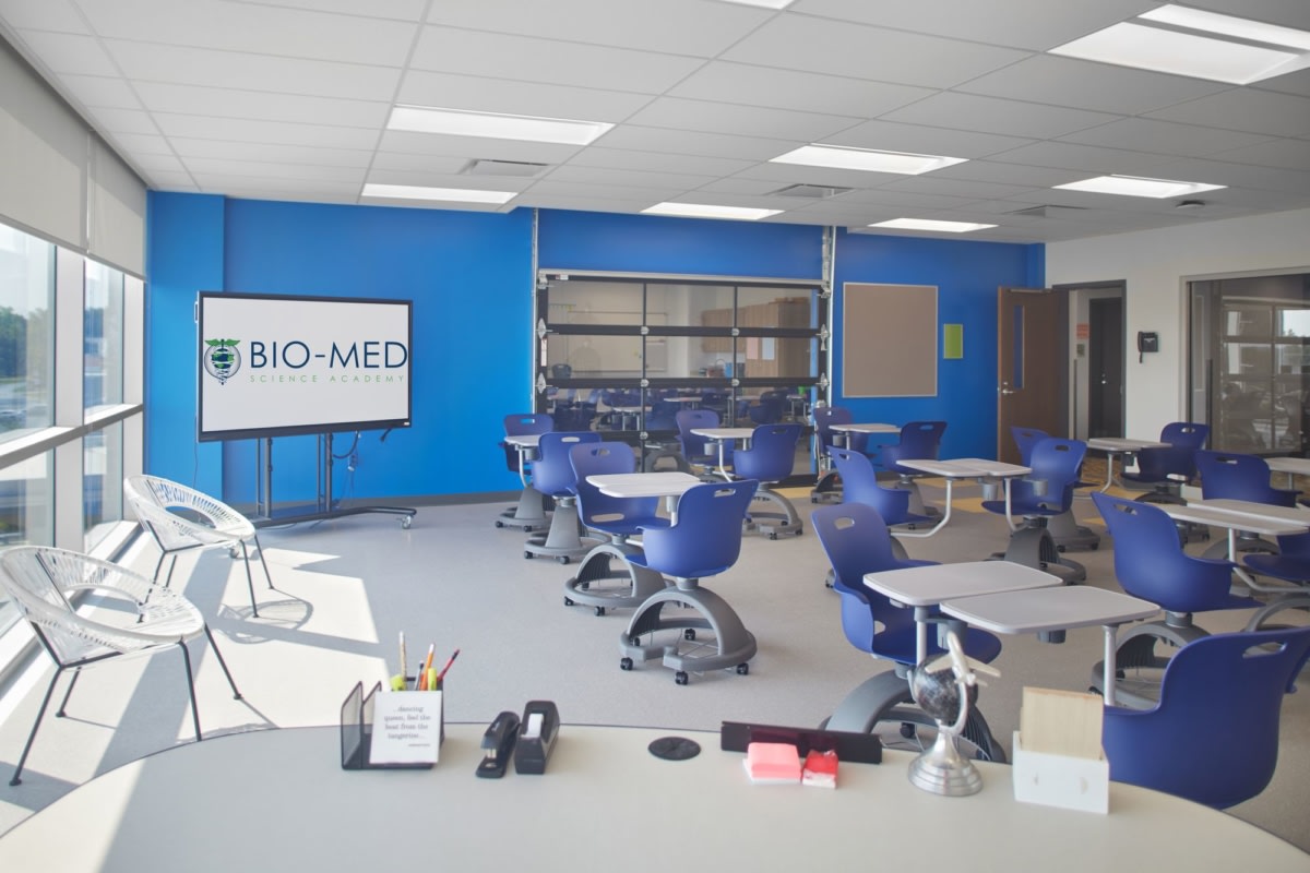 Ohio 医大生物医学科学学院 STEM+M 学校扩建丨United StatesOhio丨Hasenstab Architects-12