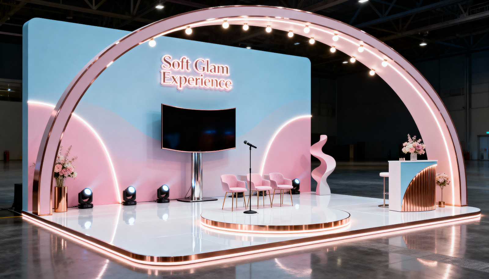 Exhibition Booth Design for Egy Beauty Expo-2