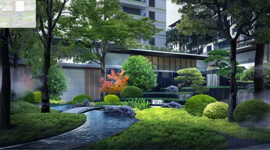 意景生态长河天骄府景观设计项目荣获“优秀园林设计”奖-13