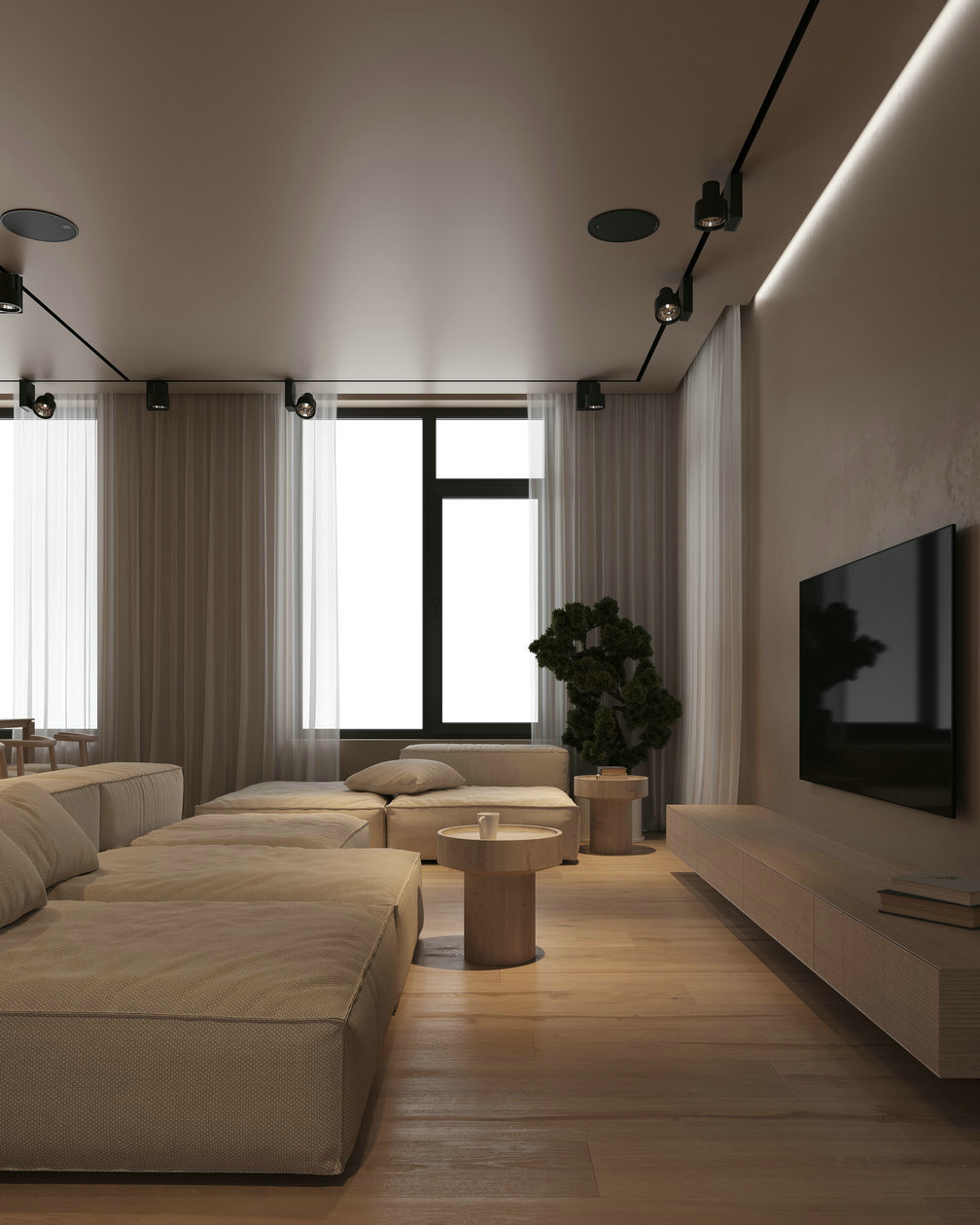 原木风小空间公寓设计-3