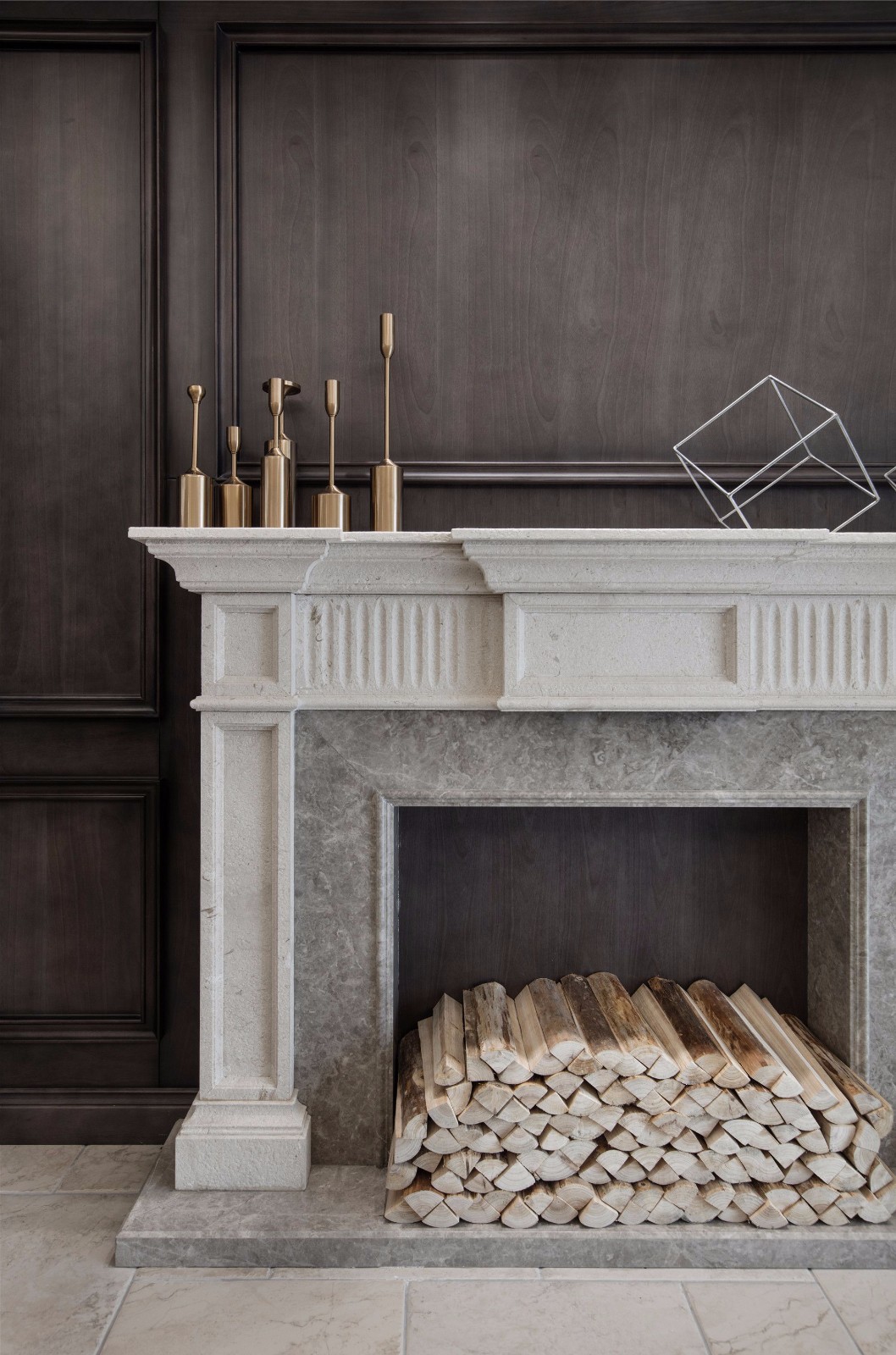 New England——245㎡暗黑系公寓  朱庆礼-4