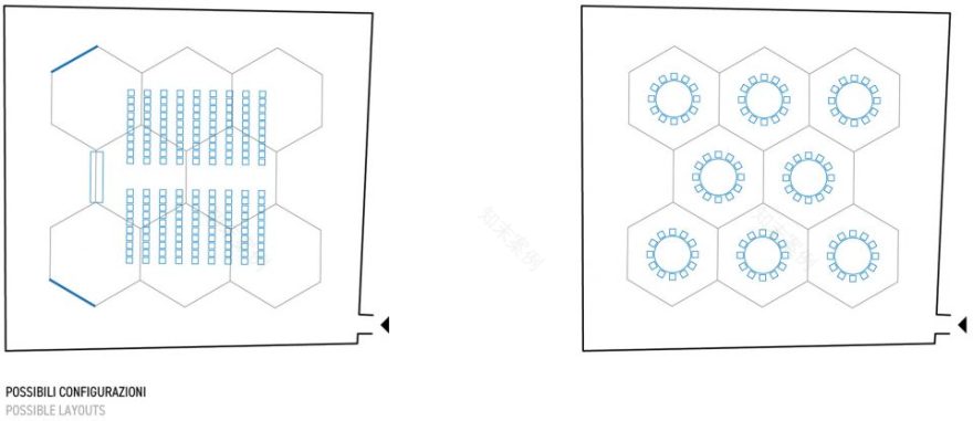 意大利贝加莫六边形展览装置-40