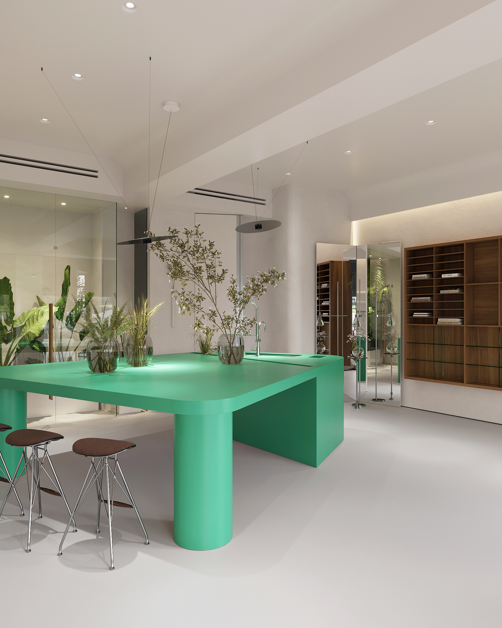 花店工作室；花艺工作室 丨俄罗斯圣彼得堡丨YUNONA NEZVANKINA-14