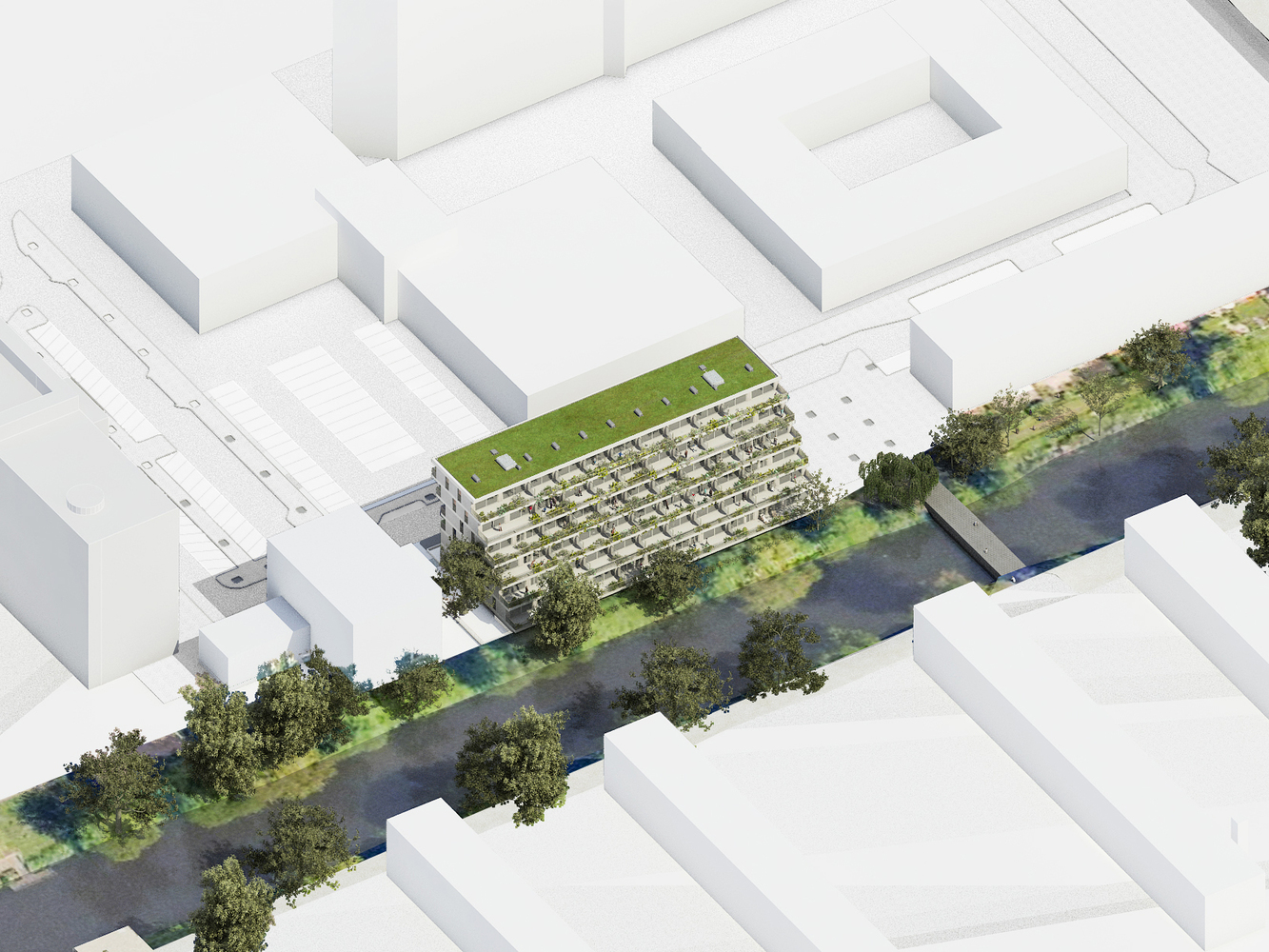 阿姆斯特丹绿色阶梯住宅 | Klencke NL Architects-144