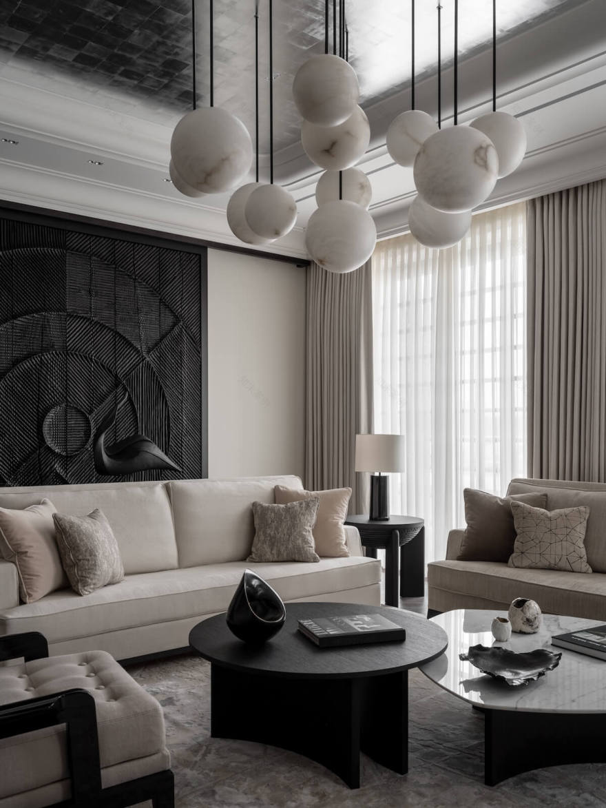 豪华太空主题公寓设计丨俄罗斯莫斯科丨Sergeeva Irina & Alimbekova Olga-13