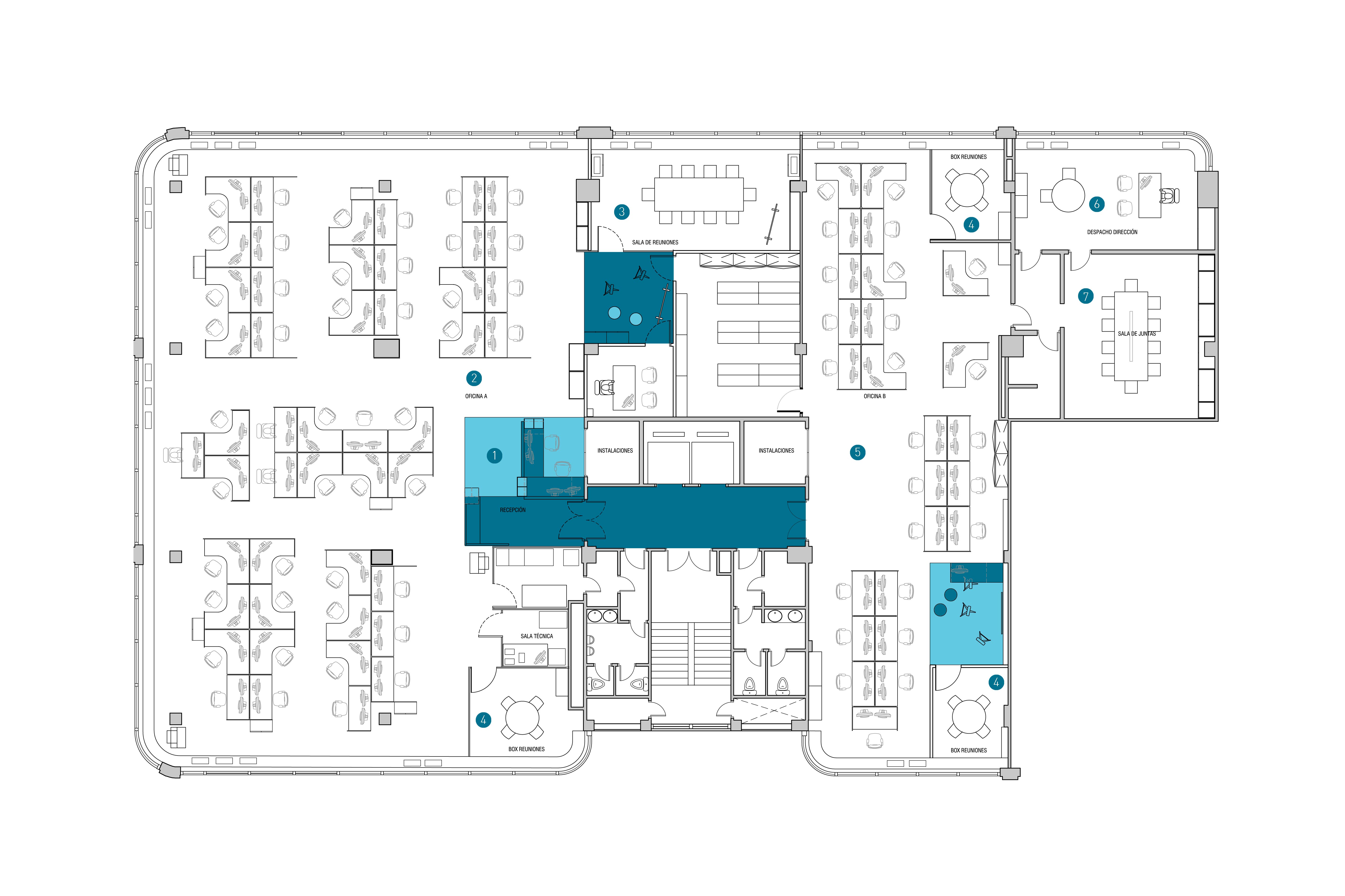 面向 Turia 公园的视野开阔办公空间-31