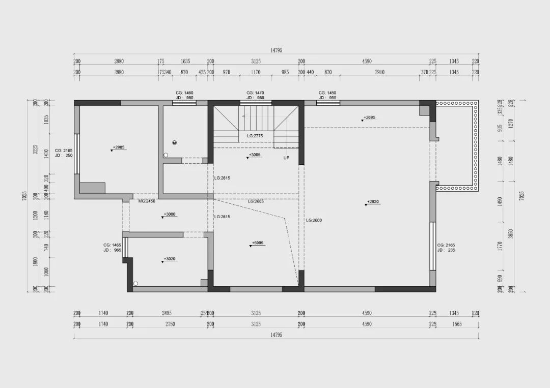河与墅·王清玉设计·现代简约·200㎡中叠丨青马别墅空间设计-34