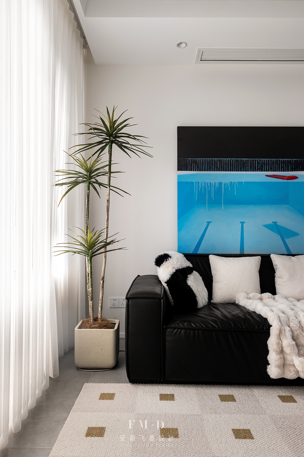 奶油风复式住宅丨中国滁州丨飞墨设计组-25