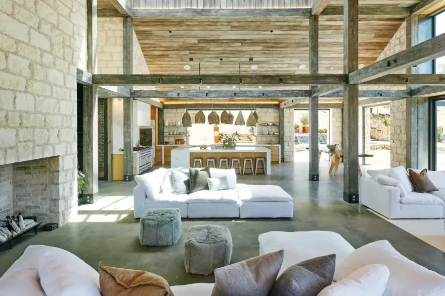 加州自然风格别墅 | 现代设计与乡村美学的完美融合-1