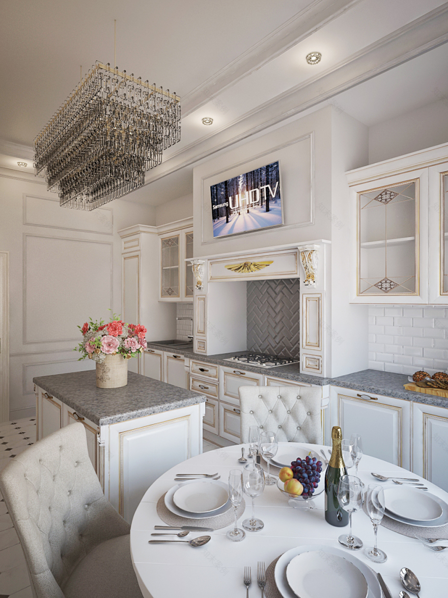 150平米别墅室内设计项目丨俄罗斯莫斯科丨INTERIO设计工作室-27