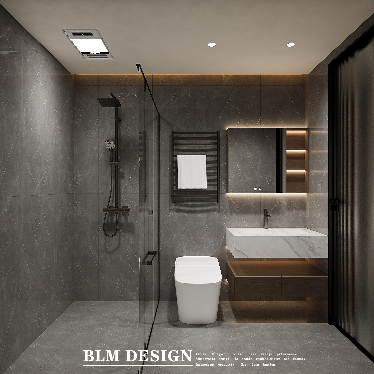 轻奢风别墅案例-17