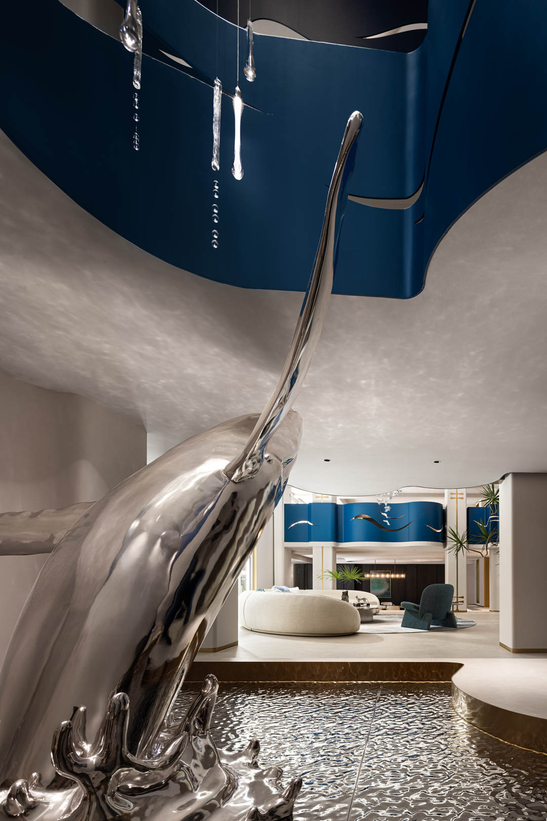 杭州1000㎡现代别墅,冰海之境丨中国杭州-17