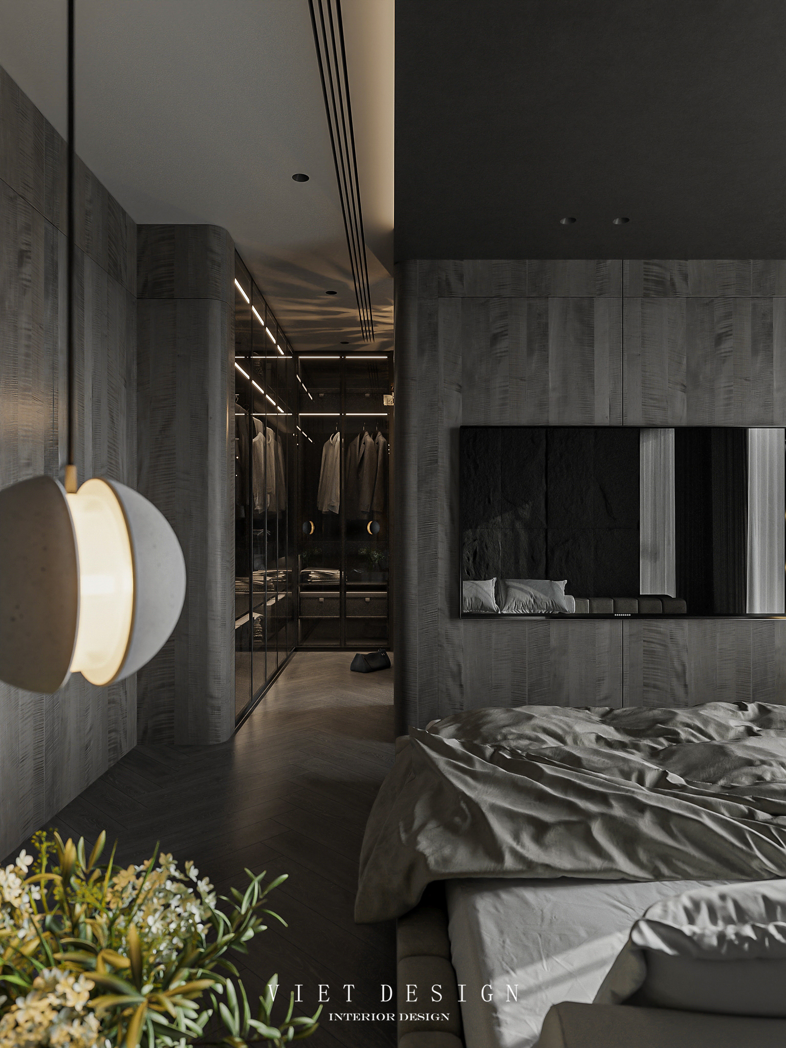 脉纹别墅丨VIET Design-35