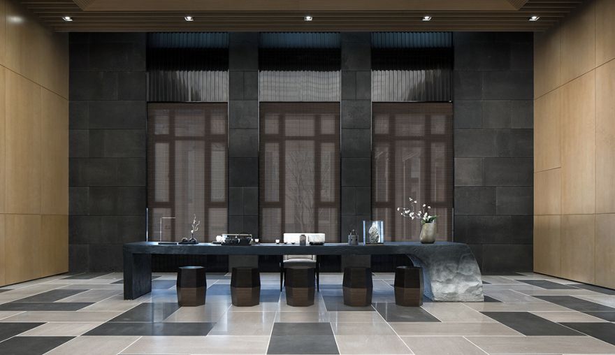 徐州万科翡翠天御售楼处 | 幽微蕴藉,空灵清远-38