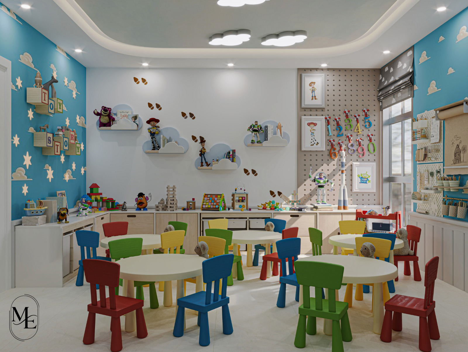 Toy Story Inspired Nursery Classroom-8