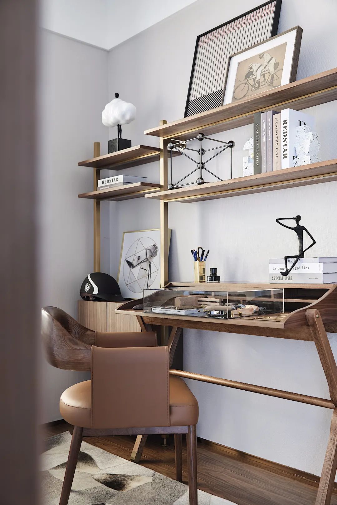 昆明天誉城售楼处与样板房 | 现代简约与爱马仕橙的碰撞-111