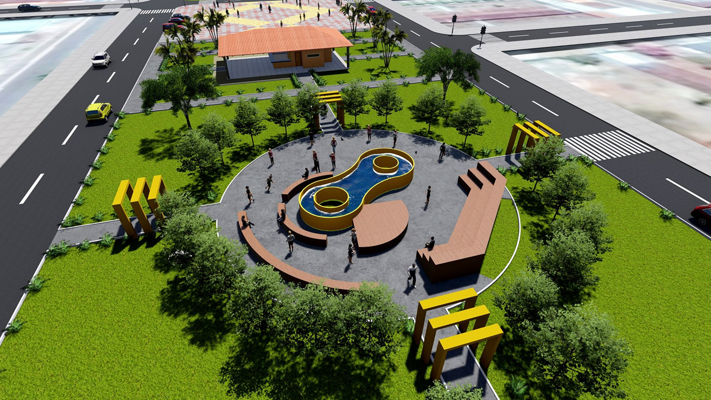 Anastasiya Gushchina丨公园丨Praça Central Mul. de Barrolândia - TO/ Reforma-7