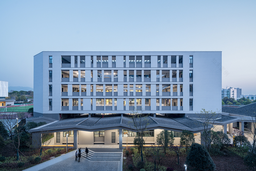 现代外国语学校教育建筑丨中国义乌丨零壹城市建筑事务所-1