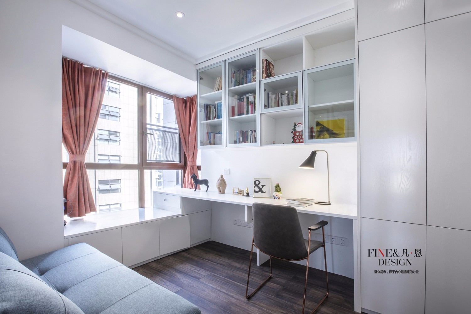 金色阳光——贵阳140㎡有温度的现代住宅  凡恩设计-24