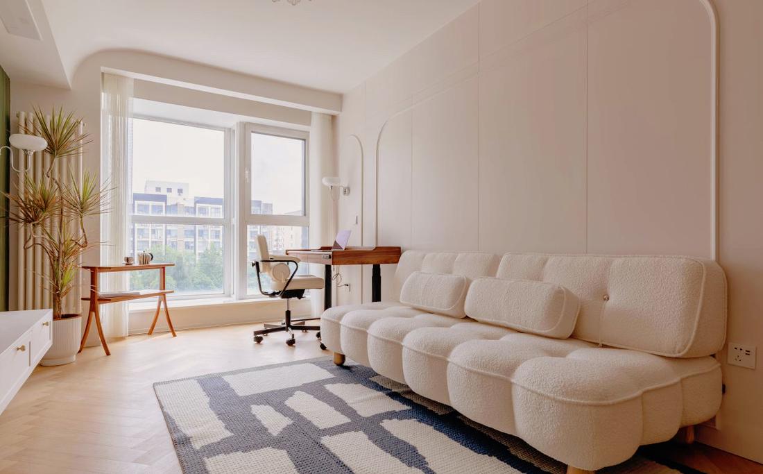 老房逆袭轻法式浪漫绿色空间-15