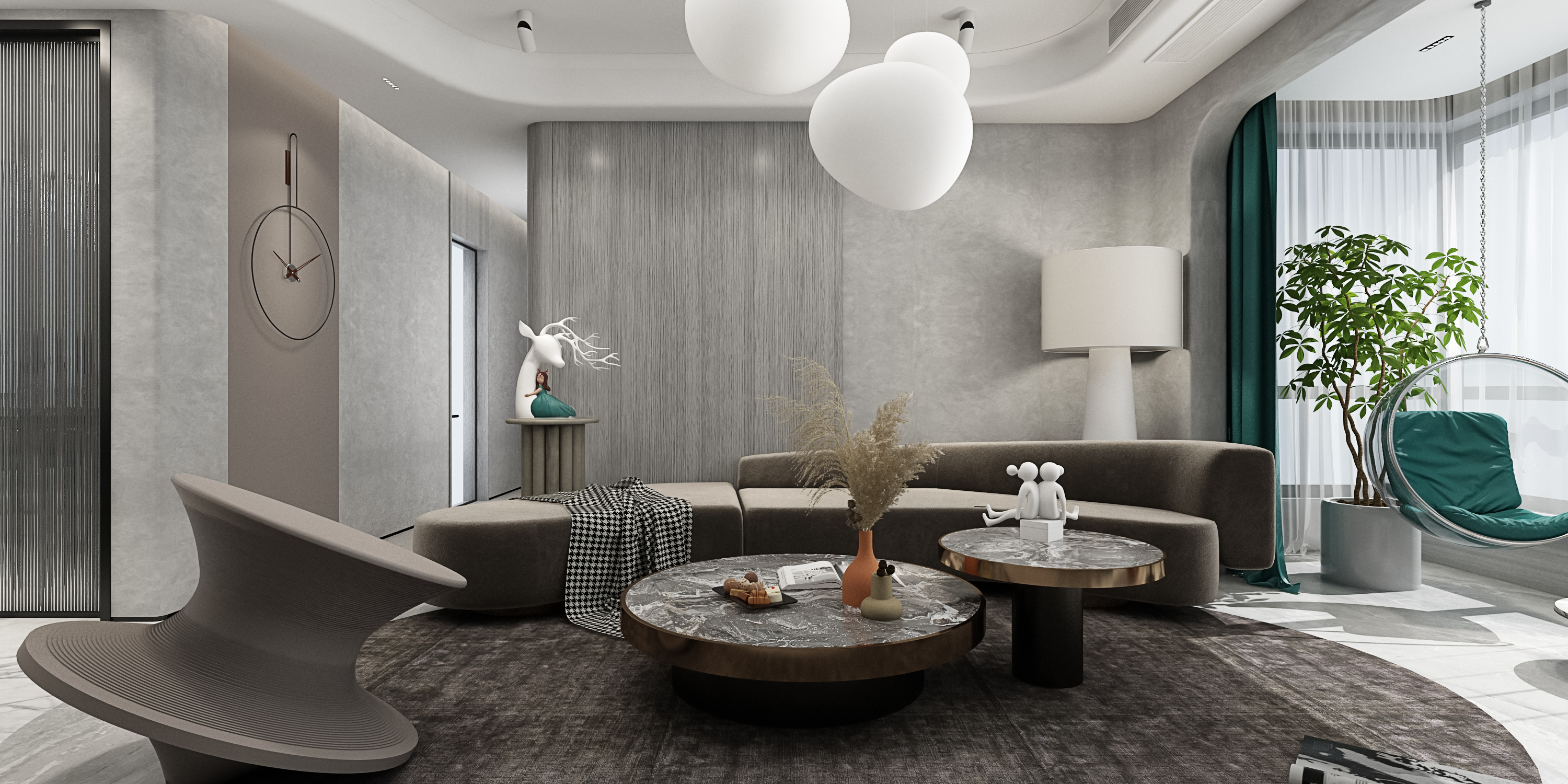 《曲水流觞》 | 智慧家居融入网红特质的家-27