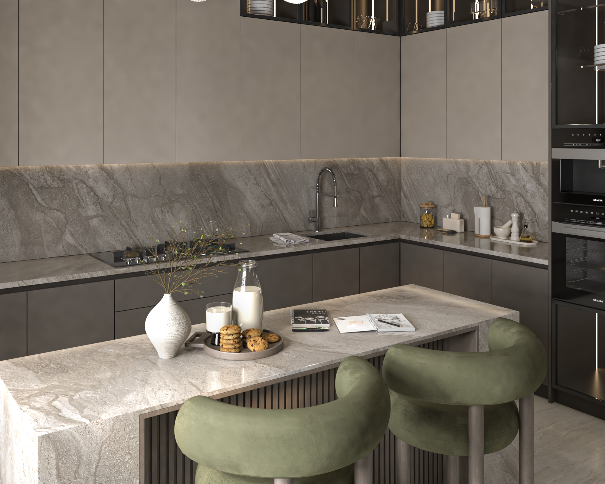 厨房、客厅与餐厅-11