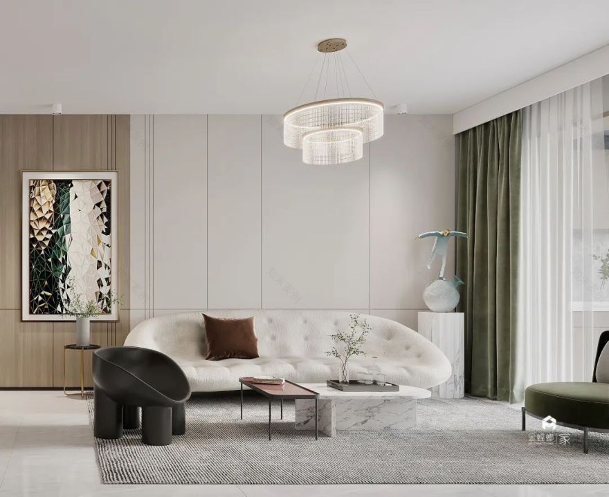 奥兰和园现代风住宅设计丨中国郑州丨金螳螂·家郑州店-31