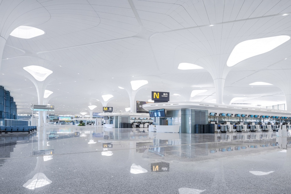 杭州萧山国际机场 T4 航站楼 | 莲下泛舟,桂雨飘香-46